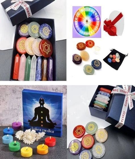 placa divinatie +Set chakre din cristale penduluri+cadou set de lumanari parfumate aromatherapy