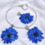 Set Bijuterii Crizanteme 02144