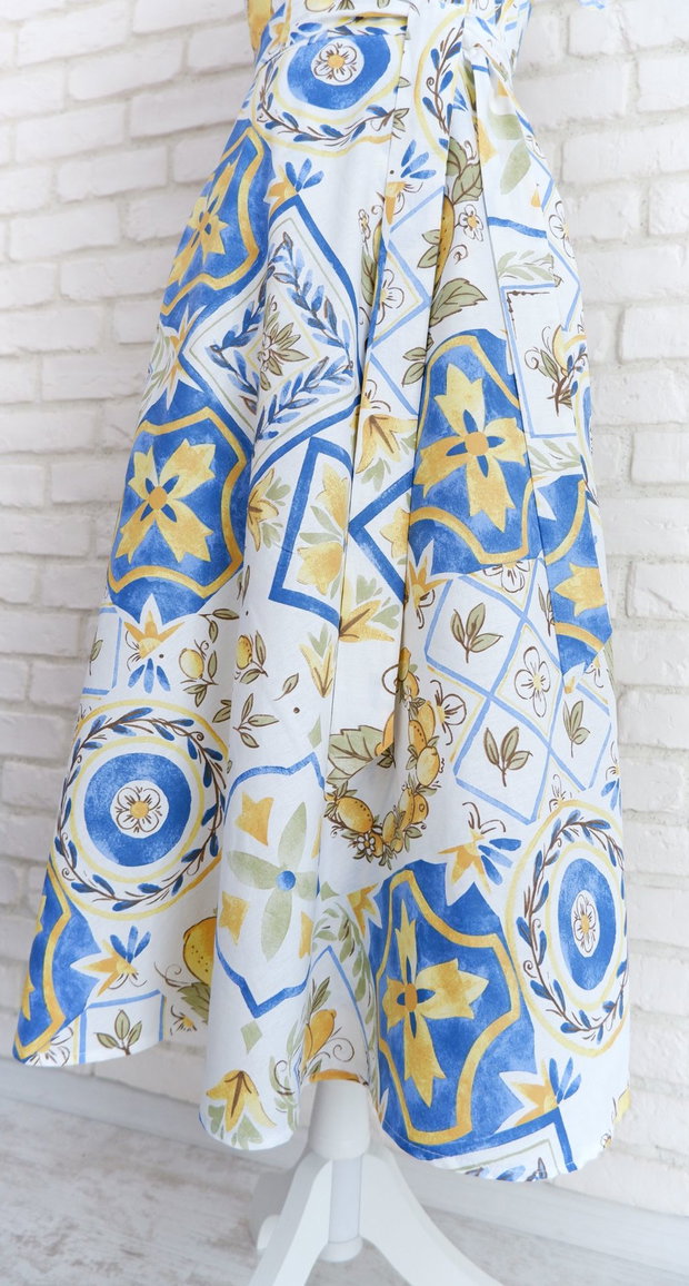 Rochie Petrecuta Lamai cu Albastru