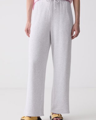 American Vintage pantaloni de trening pentru femei din bumbac cu elastan
