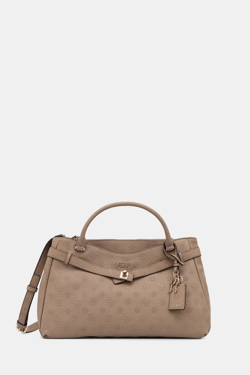 Guess geantă crossbody pentru femei cu imitație de piele ELLA