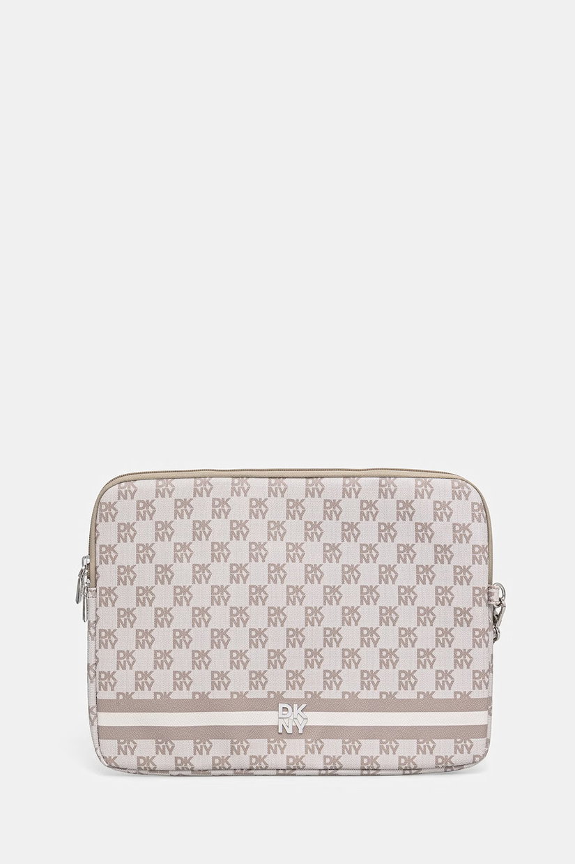 DKNY husă pentru laptop cu imitație de piele
