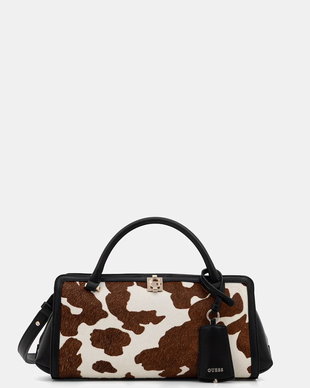 Guess geantă crossbody pentru femei din piele întoarsă AUDREY