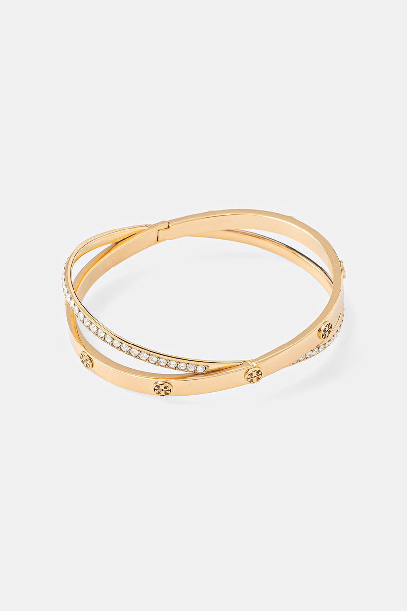 Tory Burch brățară pentru femei placată cu aur cristal Icon