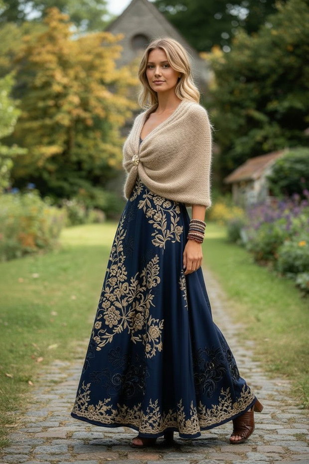 Șal din Mohair și Mătase Bej Auriu Șal elegant pentru Nunți și Ocazii