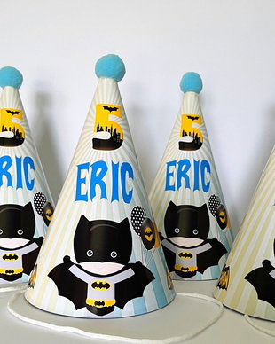 Coifuri petrecere baby Batman personalizate