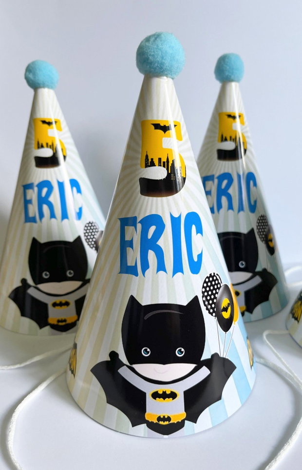 Coifuri petrecere baby Batman personalizate