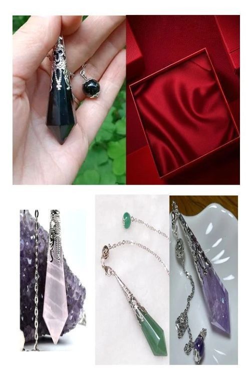 Set inimioare 7 cristale +cadou placa divinatie chakre+pendul ametist,cuart roz,obsidian,jasp rosu