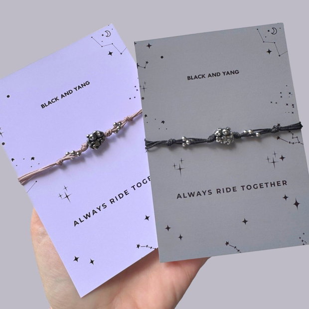 Set bratari cuplu / prieteni cu ursuleti - Always ride together
