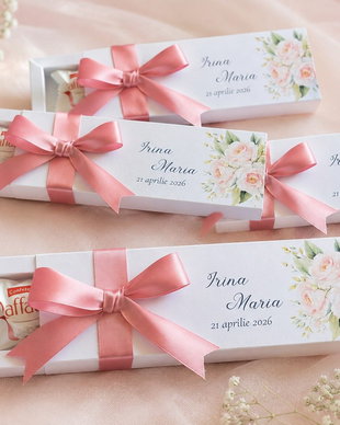 Cutii mărturii personalizate- tip shadow box