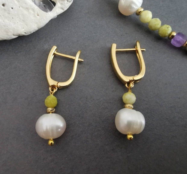 Set colier serpentin si perle de cultura CP52