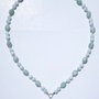 Colier argint 925 cu larimar verde, amazonit si hematit