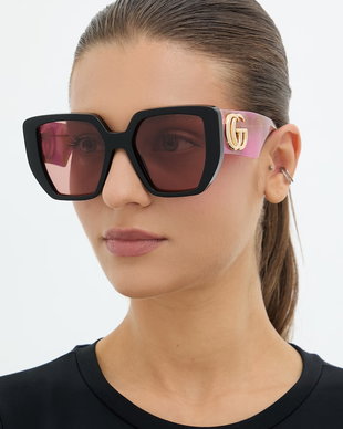 Gucci ochelari de soare pătrați pentru femei