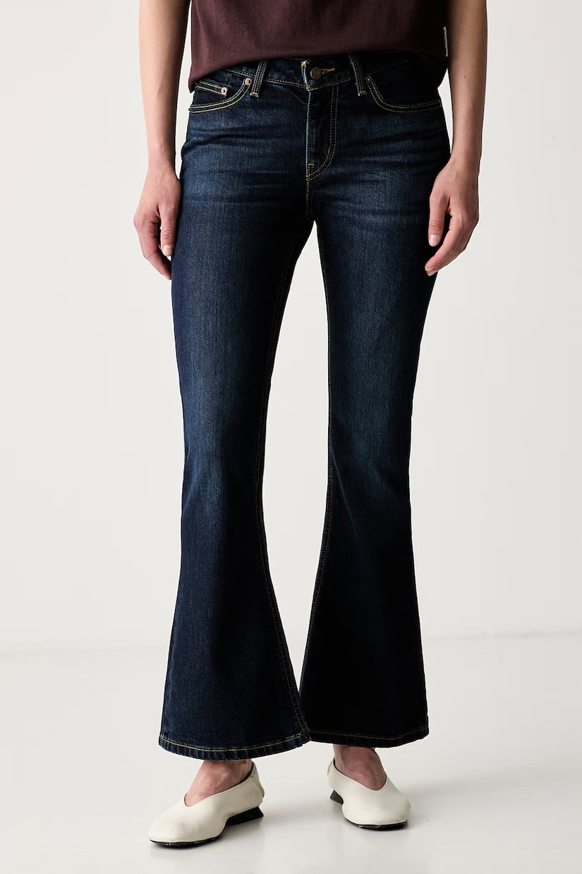 Levi's blugi bootcut pentru femei LOW SLIM BOOT