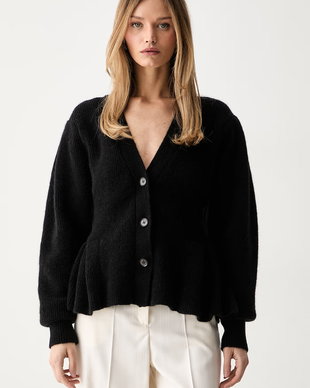 Rotate cardigan pentru femei cu lână