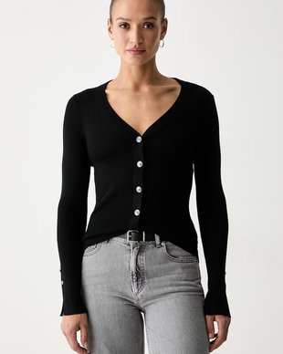 Guess cardigan pentru femei cu vâscoză ELLIE