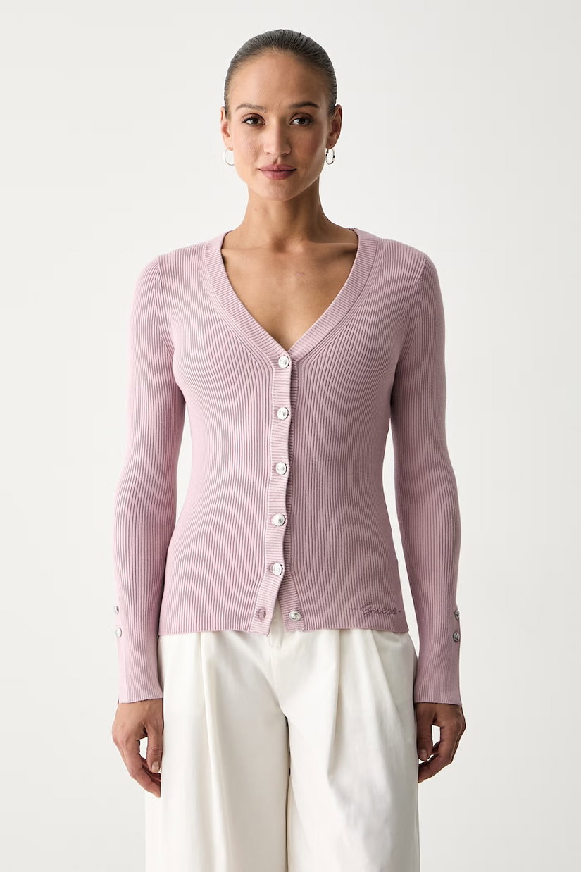 Guess cardigan pentru femei cu vâscoză ELLIE
