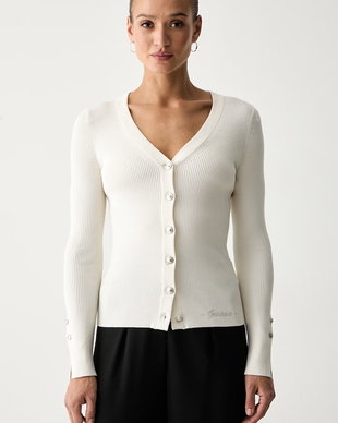 Guess cardigan pentru femei cu vâscoză ELLIE