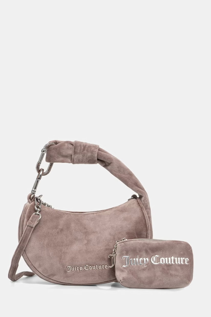 Juicy Couture hobo bag pentru femei de velur Blossom