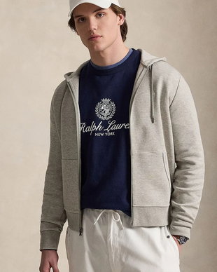 Polo Ralph Lauren hanorac cu fermoar și glugă