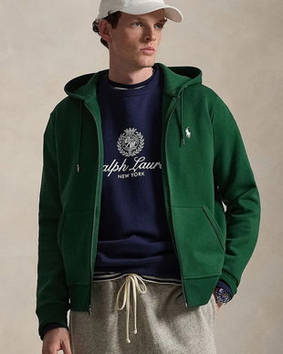 Polo Ralph Lauren hanorac cu fermoar și glugă