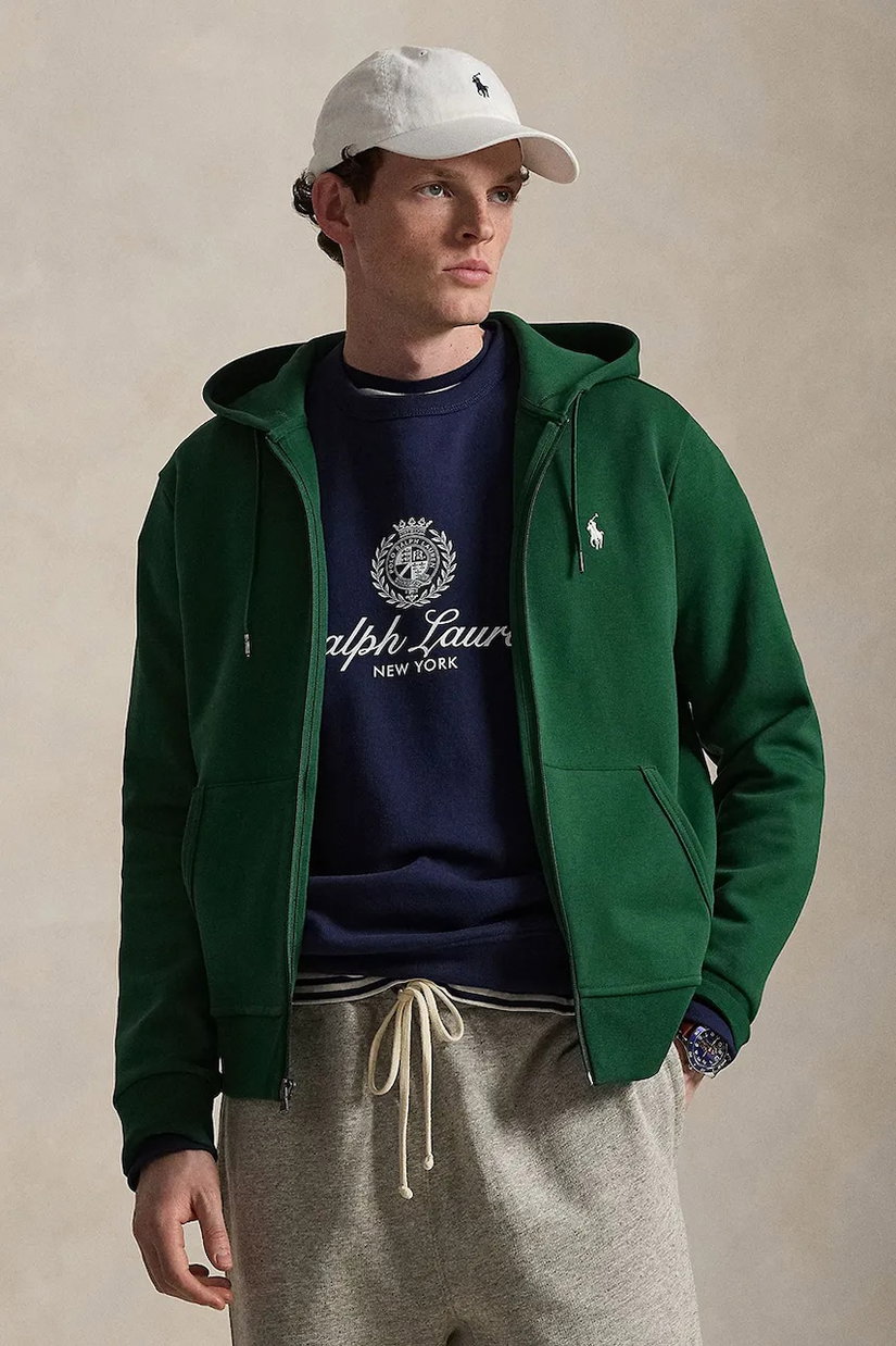 Polo Ralph Lauren hanorac cu fermoar și glugă
