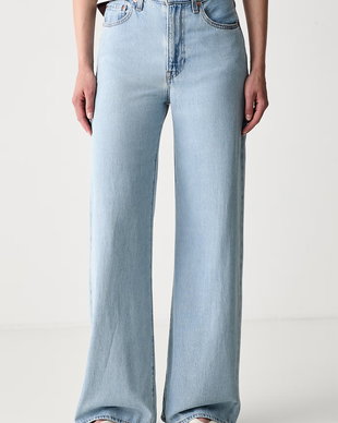 Levi's blugi wide leg pentru femei RIBCAGE WIDE LEG