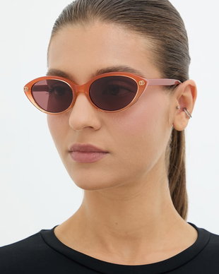 Gucci ochelari de soare cat eye pentru femei