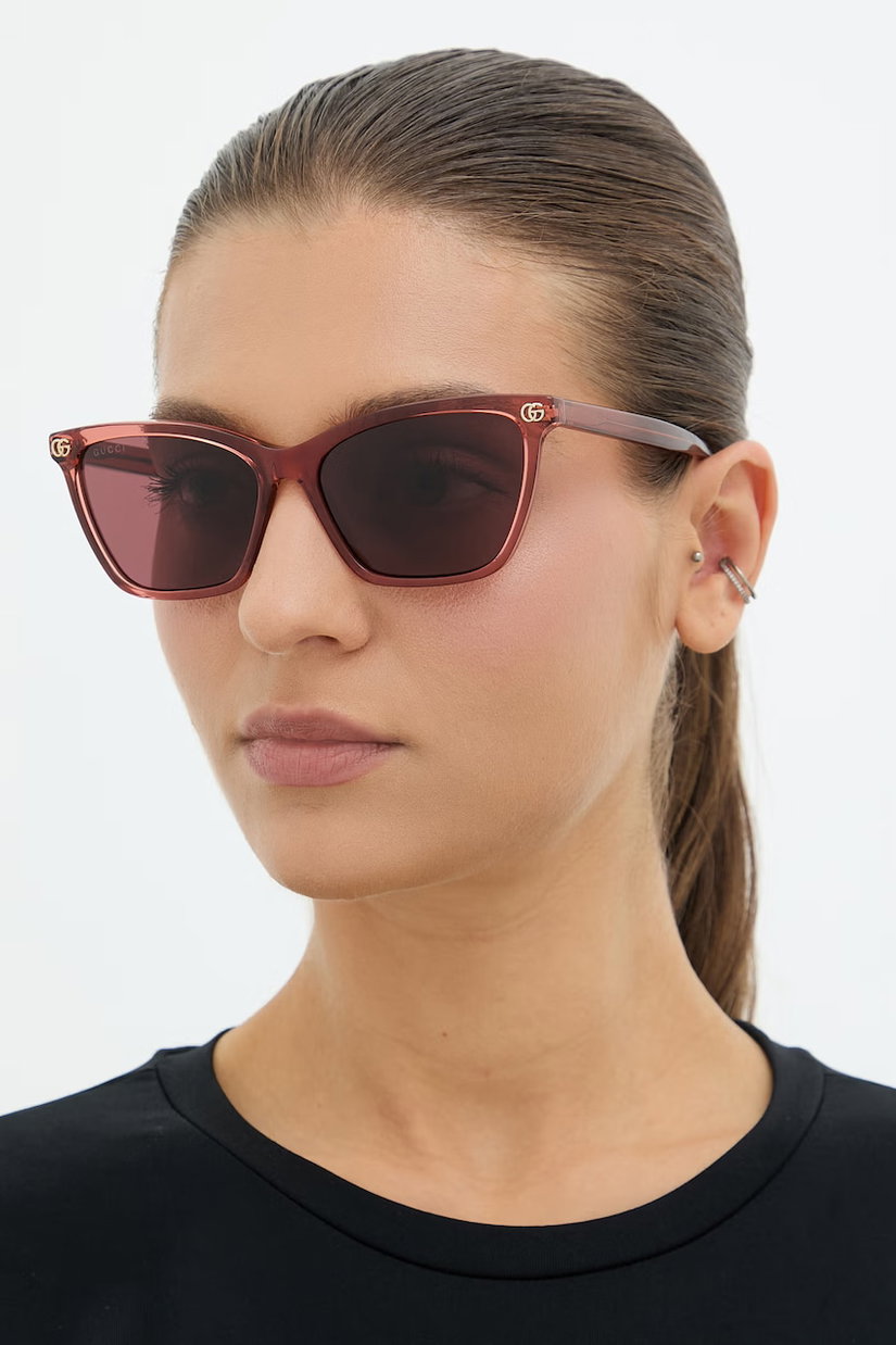 Gucci ochelari de soare cat eye pentru femei