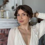 Anna - Cercei diafani cu petale semitransparente