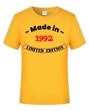 Tricou adulți personalizat cu anul nașterii