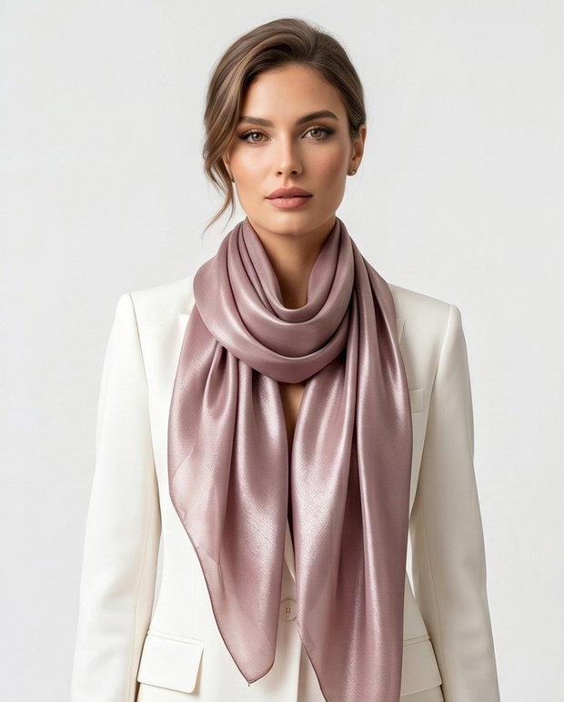 Eșarfa PURPLE POWDER PEARL