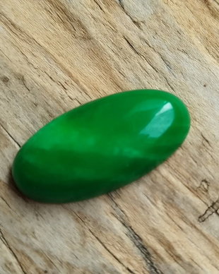 Cabochon jad, 30x15 mm