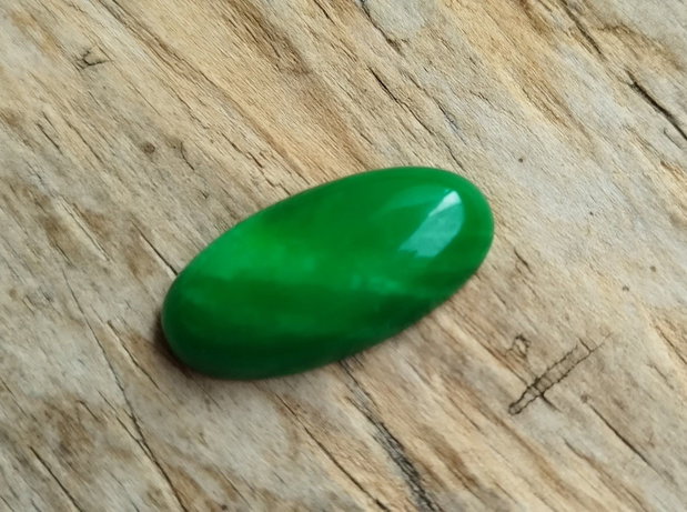 Cabochon jad, 30x15 mm