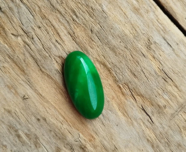 Cabochon jad, 30x15 mm