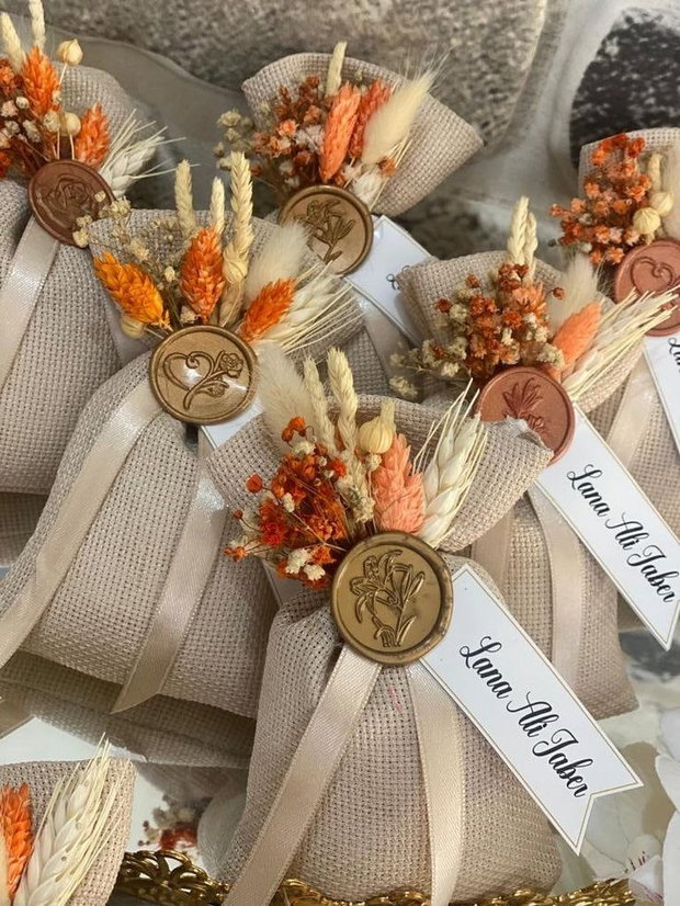 Mărturii nuntă săculeț cu lavandă naturală handmade, parfum delicat, cadou invitați nuntă și botez