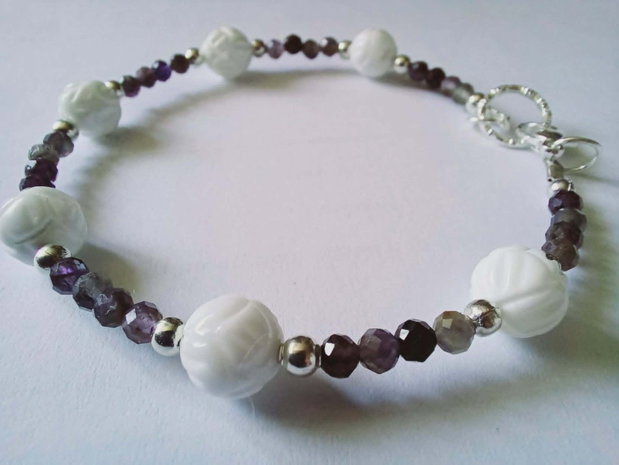 Iolith - Safir de Apa & Agata alba