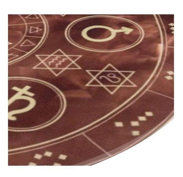 Oracolul Domino placa divinatie Produs Unicat+un set de zaruri lemn palisandru
