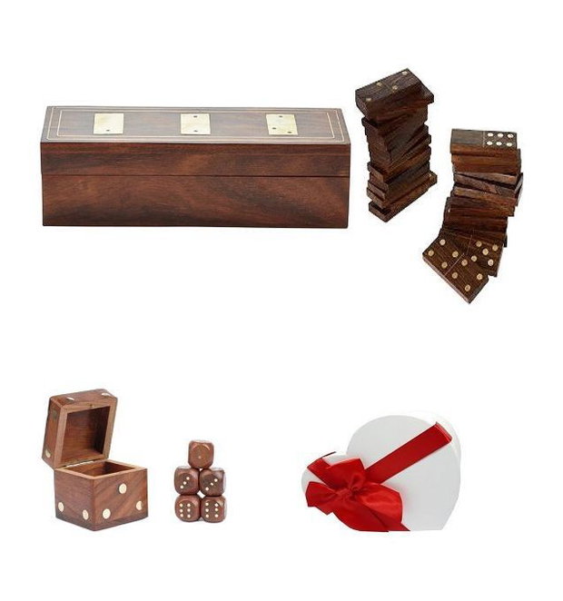Oracolul Domino placa divinatie Produs Unicat+un set de zaruri lemn palisandru