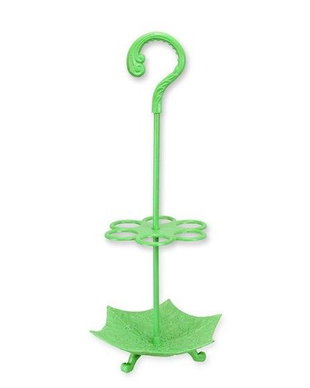 Suport umbrele din fonta antik green