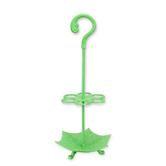 Suport umbrele din fonta antik green