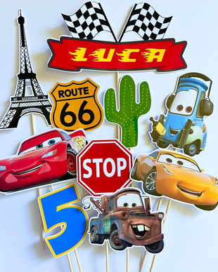 Set toppere tort Cars