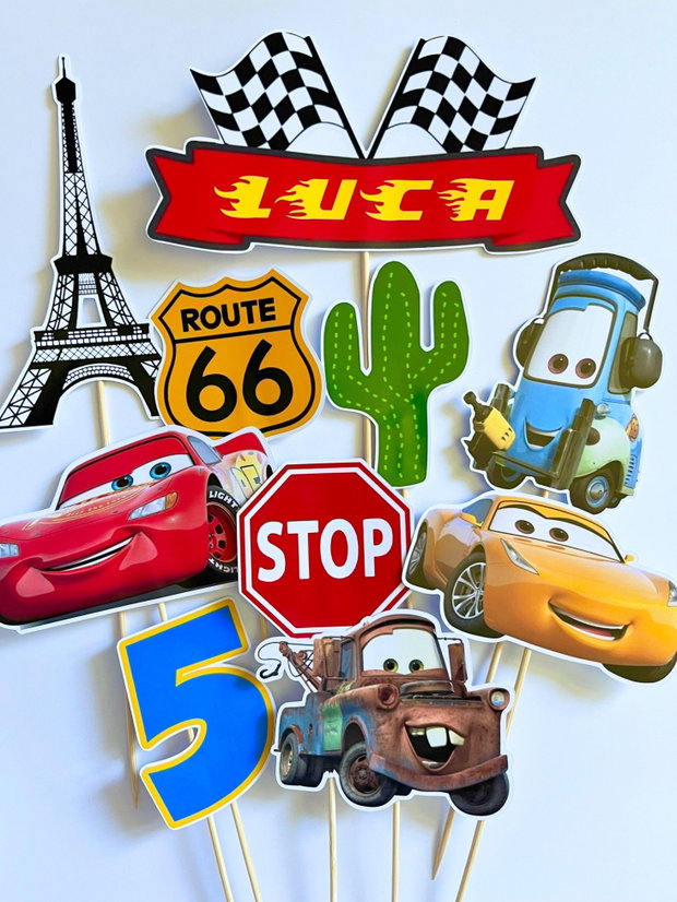 Set toppere tort Cars