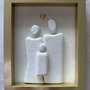 Tablou Pebble Art Personalizat cu Nume - Cadou Familie Nou-Născut / Botez