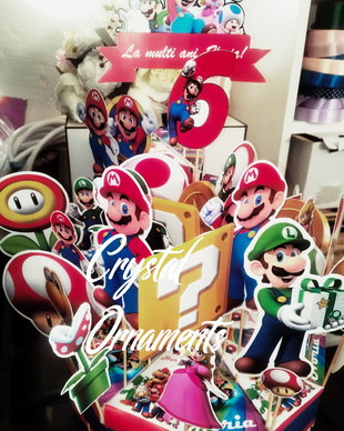 Cutie felie de tort Super Mario
