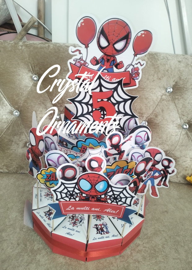 Cutie felie de tort little spidy / baby spiderman