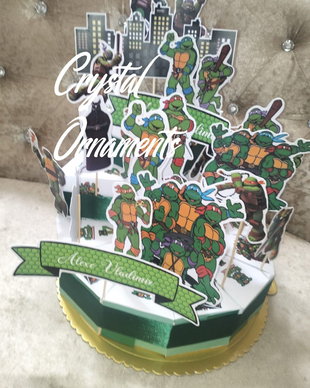 Cutie felie de tort testoase ninja