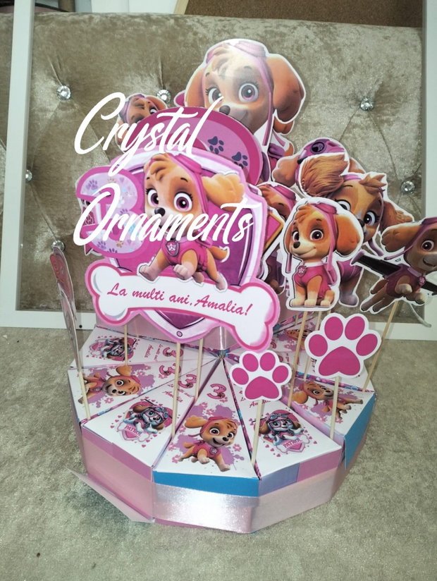Cutie felie de tort Paw patrol Sky