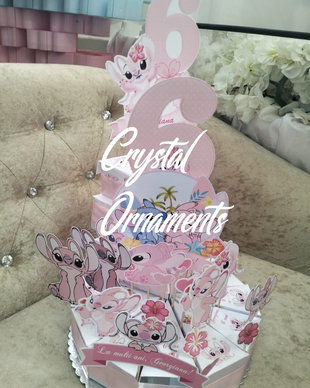 Cutie felie de tort stich pink, Angela