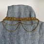 Choker auriu gothic